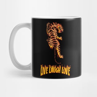 Live Laugh Love Tiger Mug